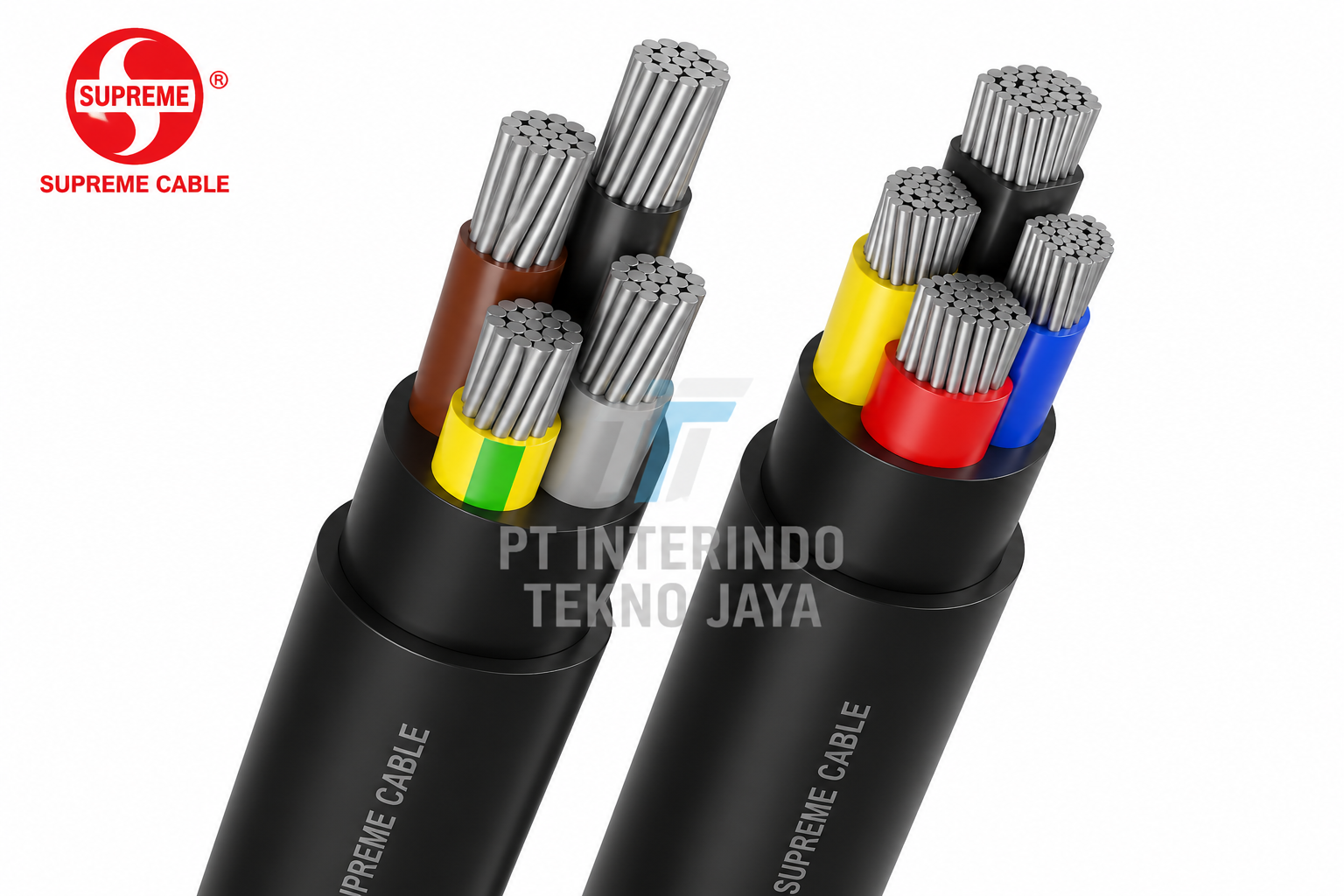 Low voltage cable aluminium conductor