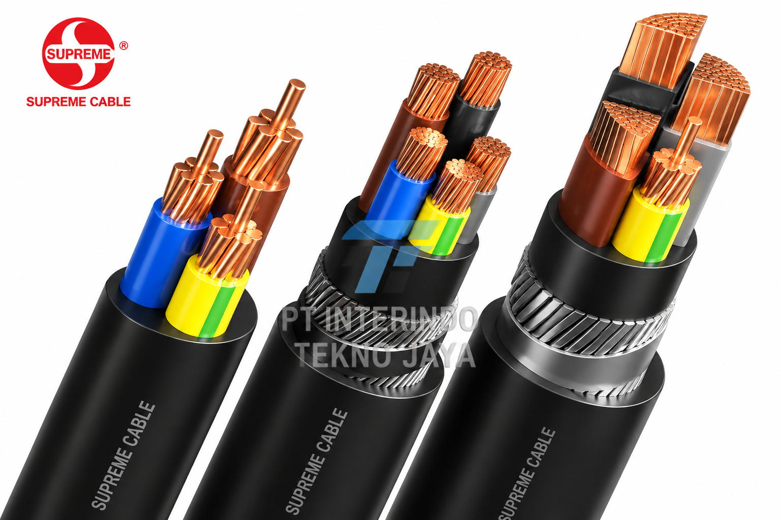 Low voltage cable PVC insulated