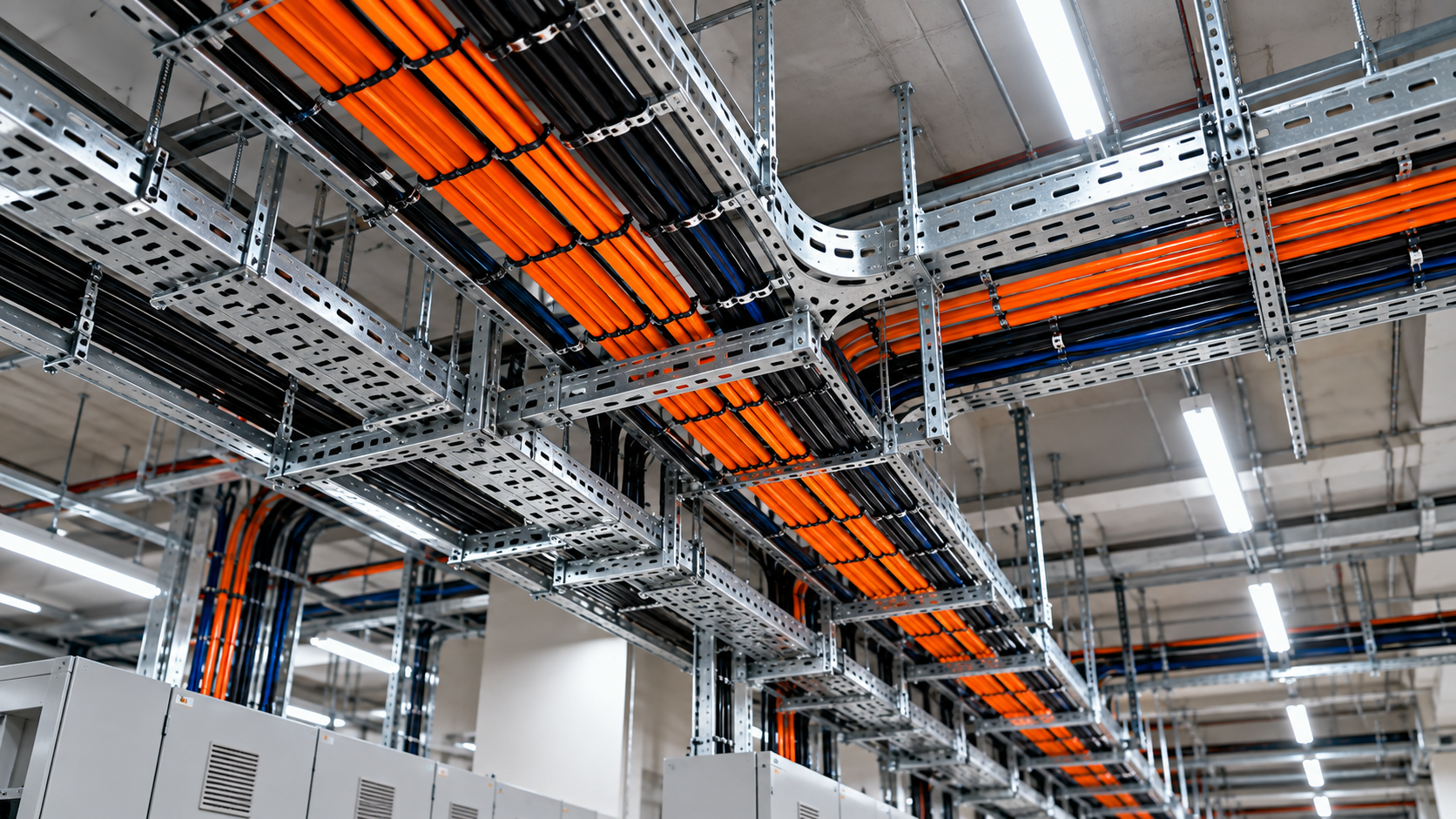 Instalasi kabel listrik panel pabrik oleh PT Interindo Tekno Jaya